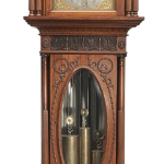 Monumental Harris & Harrington Model 9 Chiming Tall Case Clock