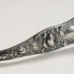 Rare Brilliant-Period Cut Glass and Sterling-Mounted Champagne Pitcher with Stirrer - Image 3