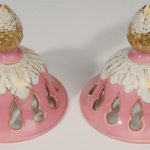 Monumental Pair Sèvres or Sèvres Style Hand-Painted and Gilt Porcelain Urns - Image 6